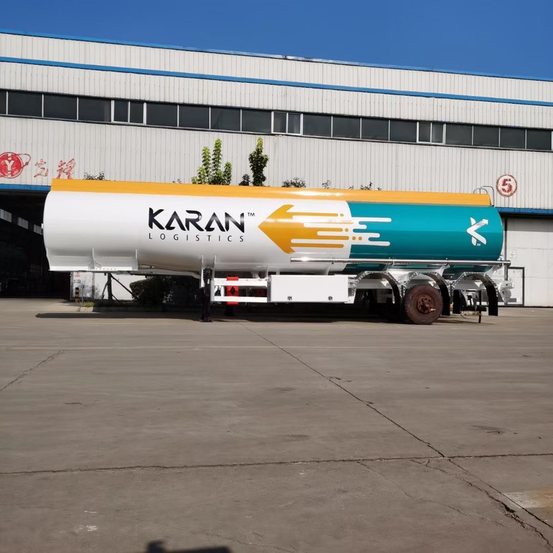 LUEN China 36000 Liters 3 Axles Fuel Tanker Oil Tank Semi Truck Trailer Manufacturer