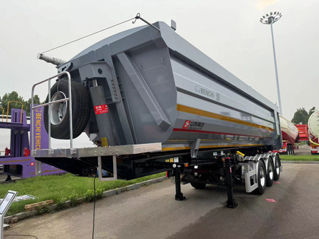 4 Axle High Capacity Hydraulic Back Tipper Trailer