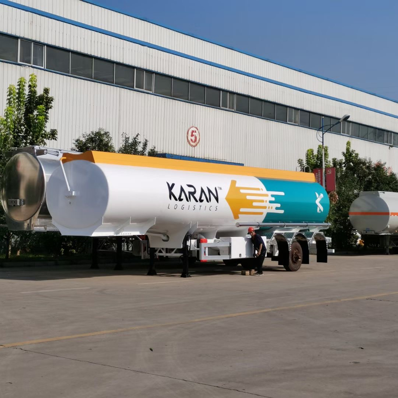 LUEN China 36000 Liters 3 Axles Fuel Tanker Oil Tank Semi Truck Trailer Manufacturer