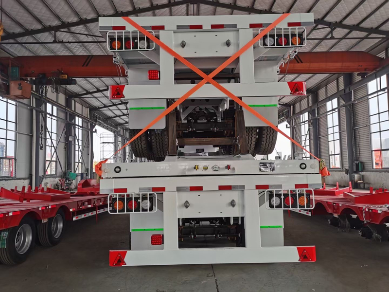 Wide Hydraulic Dump Flatbed Semi Trailer