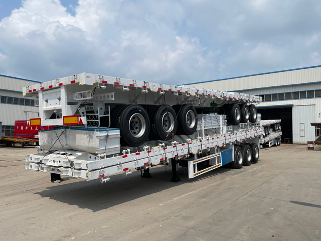3 Axle Flatbed Semi Trailer for Sale