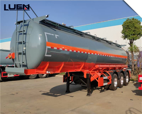 60 Ton Enclosed Liquid Oil Tank Trailer