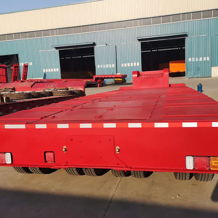 40ft Front Loading Dump Flatbed Semi Trailer