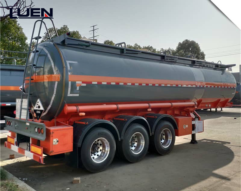 60 Ton Enclosed Liquid Oil Tank Trailer