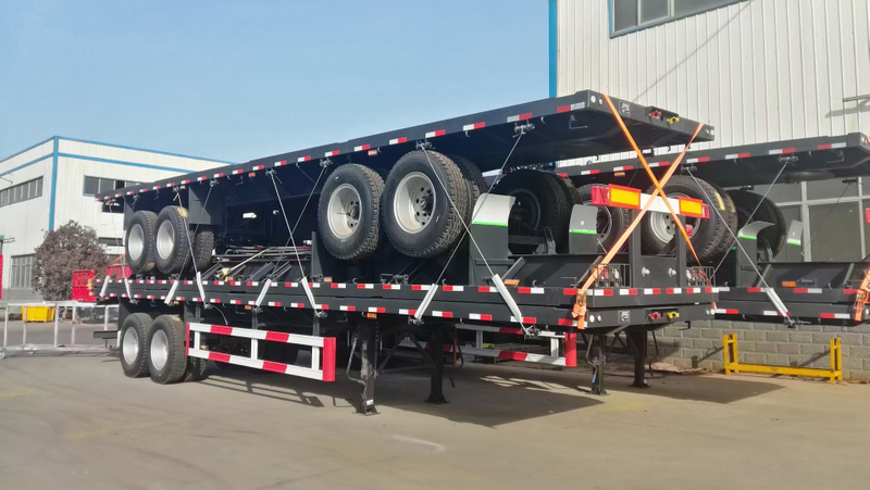 4 Axle 20ft Military Custom Flatbed Semi Trailer