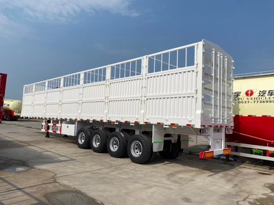 Four-axle Multi-purpose Heavy Fence Semi-trailer Transporter