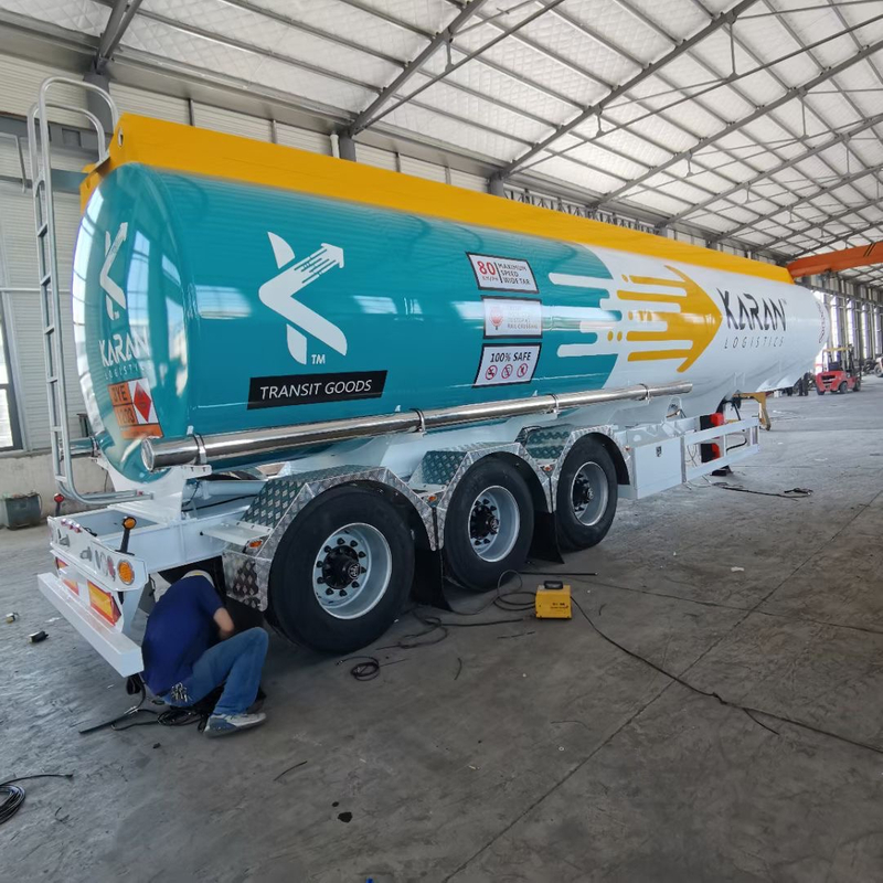 LUEN China 36000 Liters 3 Axles Fuel Tanker Oil Tank Semi Truck Trailer Manufacturer