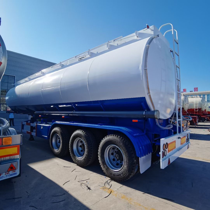 Yellow High Capacity Dump Oil Tank Trailer