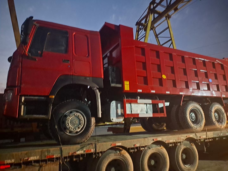 4 Tons International Troque Double Dump Truck Used HOWO Dump Truck for Sale