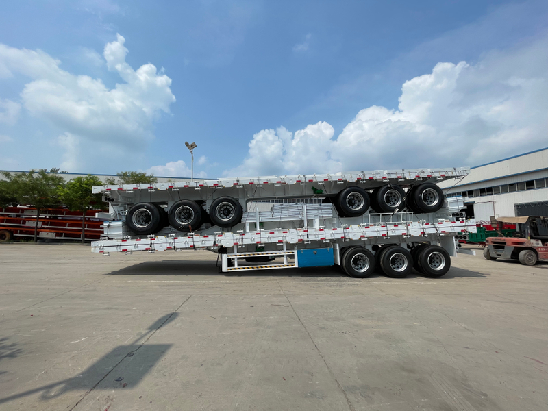 3 Axle Flatbed Semi Trailer for Sale