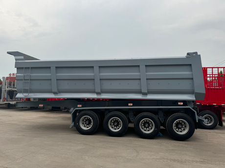 4 Axle High Capacity Hydraulic Back Tipper Trailer