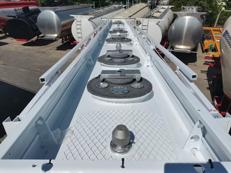 40 feet 3 axle aluminum storage water Oil Tank Trailer