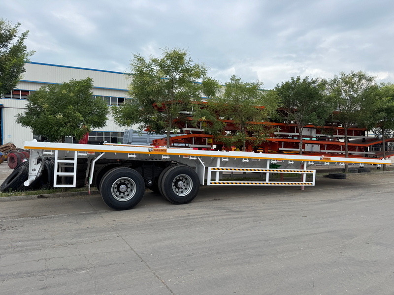 2 Axle 40Ft Flatbed Trailer For Sale