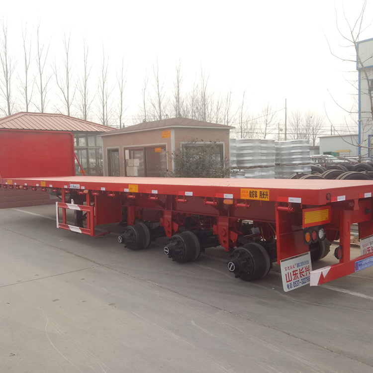 40ft Front Loading Dump Flatbed Semi Trailer