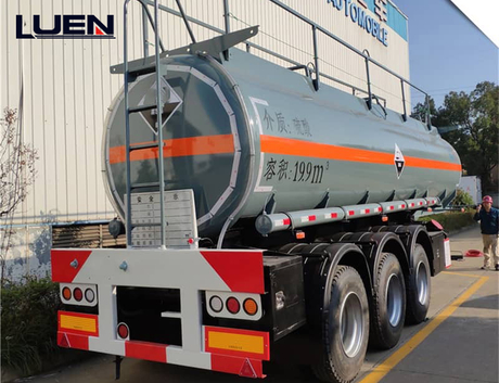 60 Ton Enclosed Liquid Oil Tank Trailer