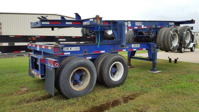 20' Shipping Container Chassis Trailer for Sale