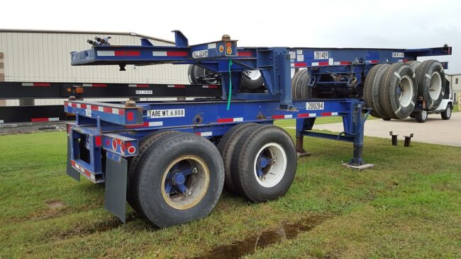 20' Shipping Container Chassis Trailer for Sale