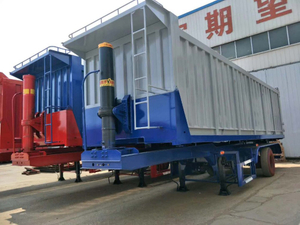 Luen Mine Triple Axles Flatbed Semi Trailer From Chinese Manufacturer