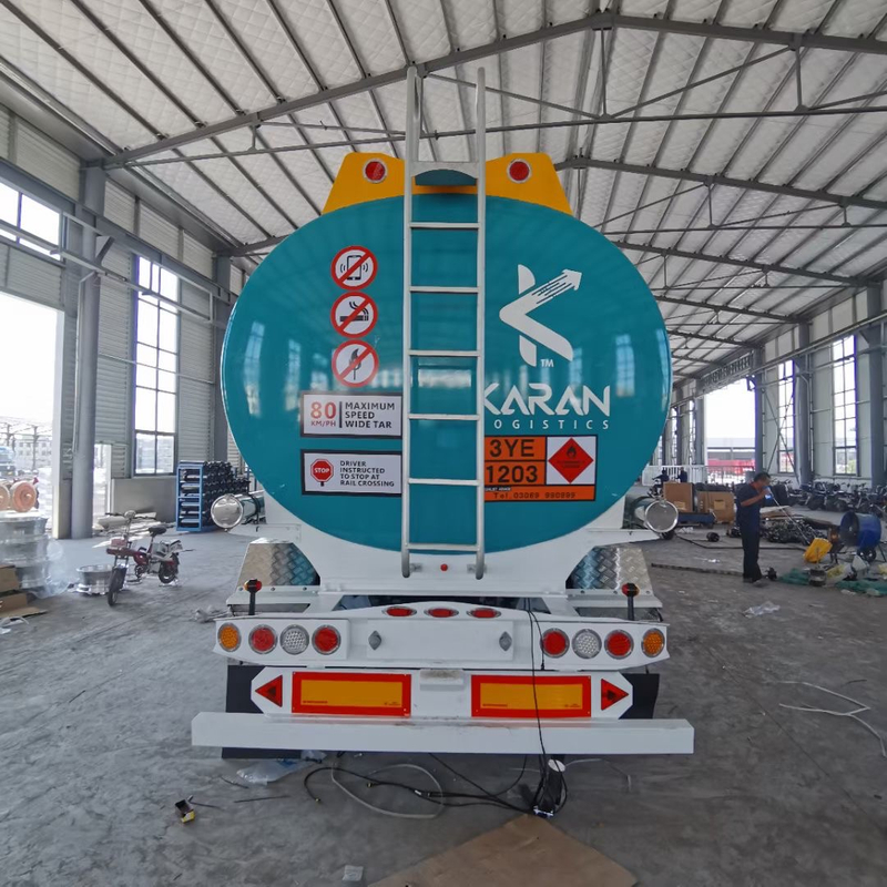 LUEN China 36000 Liters 3 Axles Fuel Tanker Oil Tank Semi Truck Trailer Manufacturer